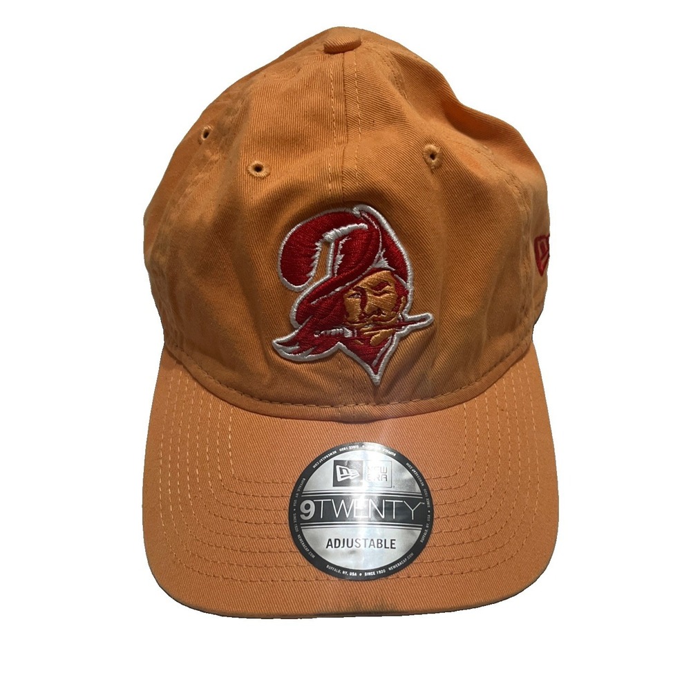 New Era Tampa Bay Buccaneers 9TWENTY Adjustable Orange NFL Hat NWT With FLAWS